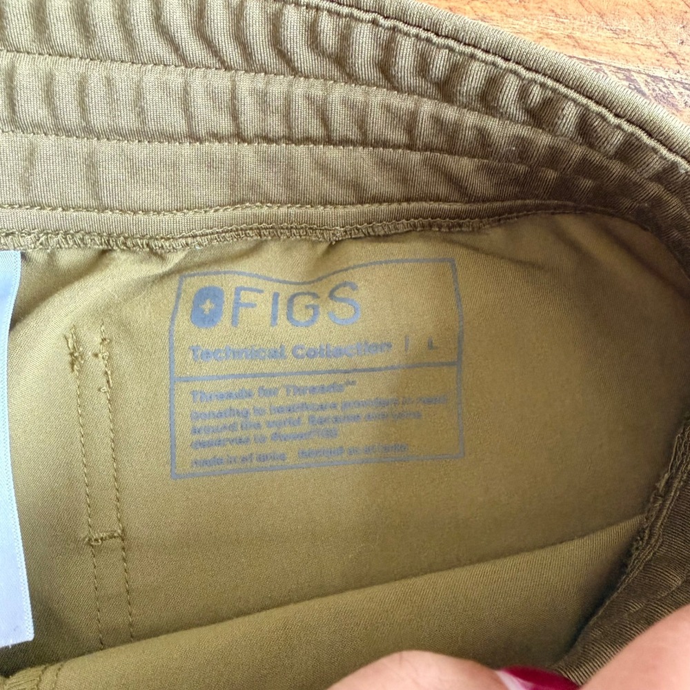 FIGS Zamorra Scrub Joggers Womens L Dark Olive W18SW2005 Cargo Nurse Doctor - Picture 7 of 13